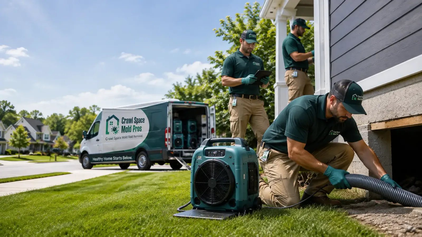 Crawl Space Mold Removal in Belleview, FL